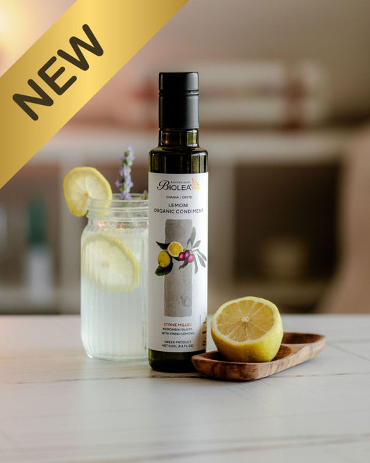 BIOLEA Lemonio krétai olívaolaj citrommal, 250 ml (bio-organikus), ÚJ! 25/26-os szüret