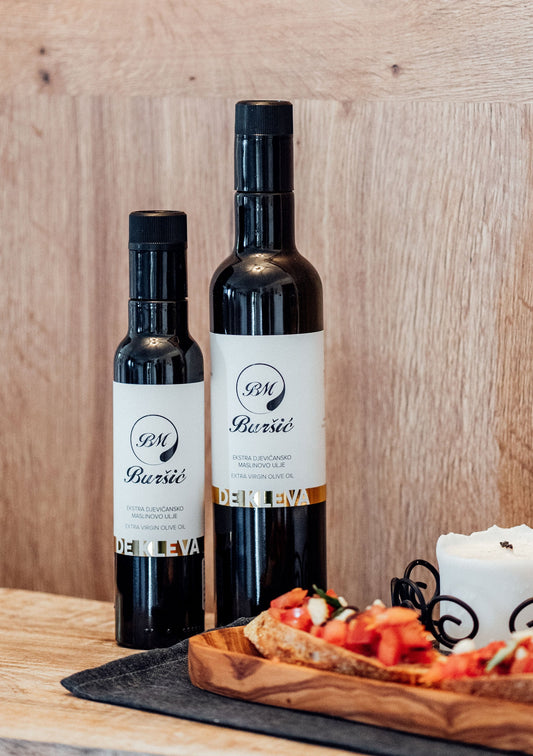Prémium extra szűz olívaolaj Horvátországból, Isztriáról, 250 ml és 500 ml üveg