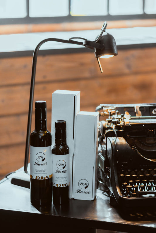 Díszdobozos DE KLEVA isztriai prémium extra szűz olívaolaj, '25