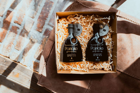 Bio-organikus, prémium extra szűz olívaolajok Krétáról, 250 ml, 500 ml elegáns üvegpalack, díszdobozban