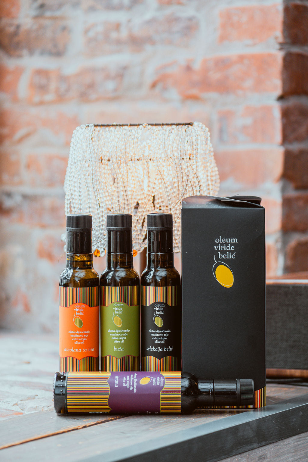 Isztriai prémium extra szűz olívaolaj - 4 palack, elegáns díszdobozban