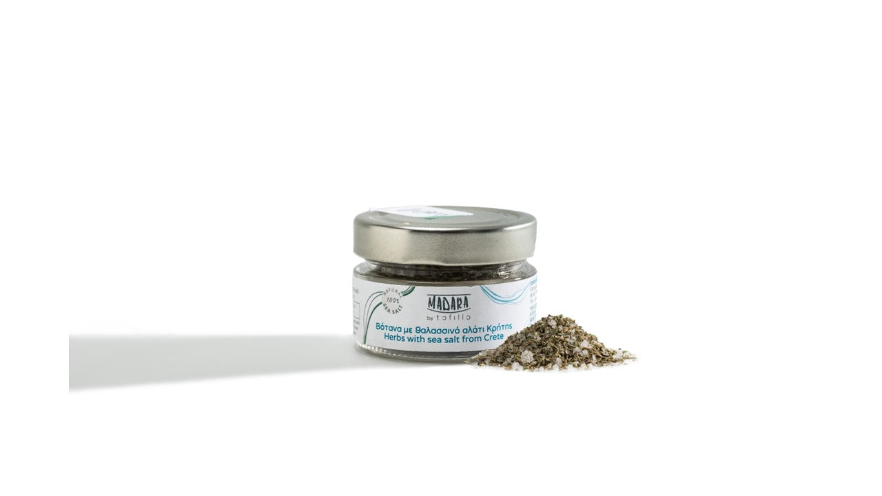 TOFILLO Madara zöldfűszeres krétai tengeri só, 70 gr