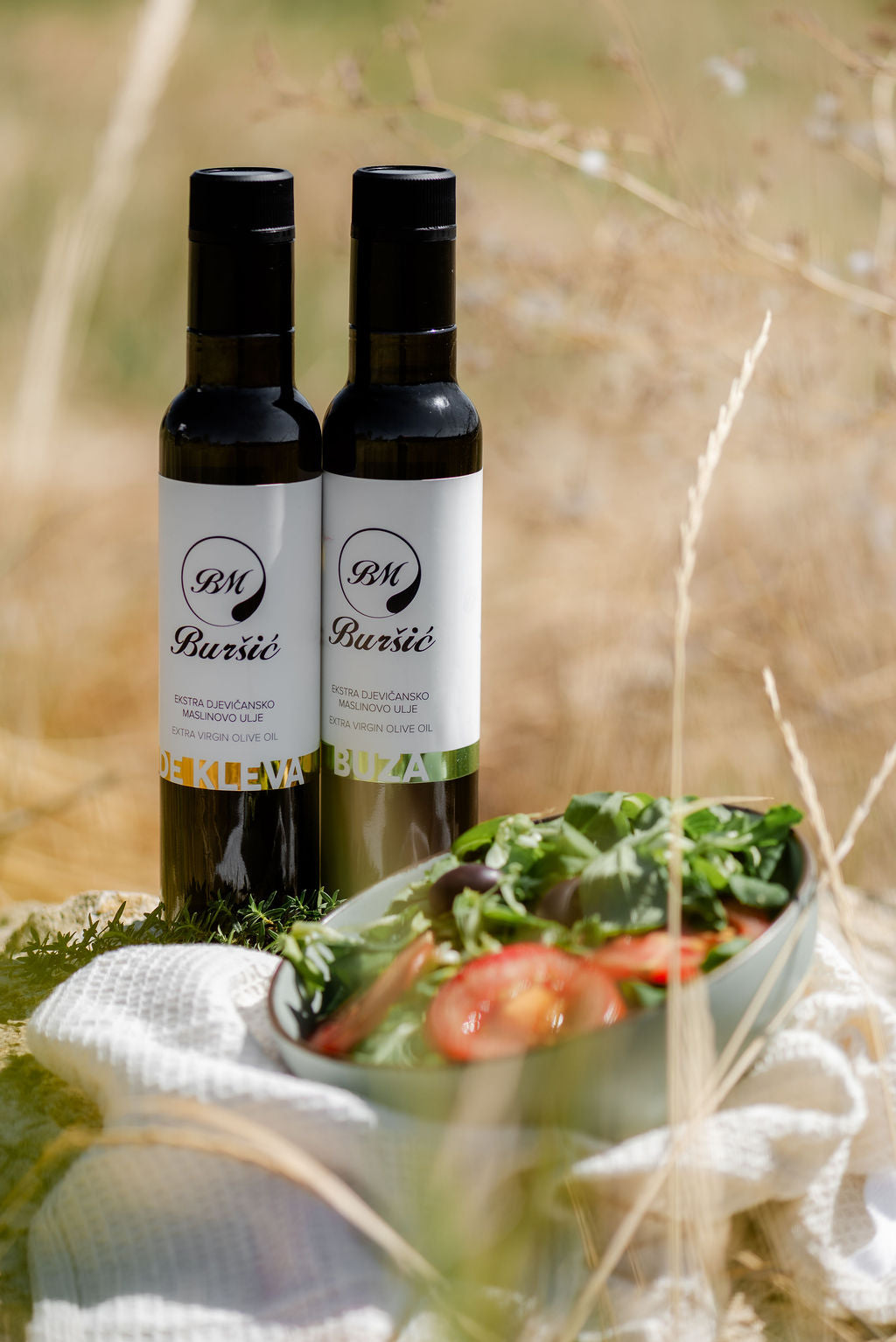 Isztriai Bursic De Kleva és Buza prémium extra szűz olívaolaj, 2X250 ml, '25 -  ajándék díszdobozzal