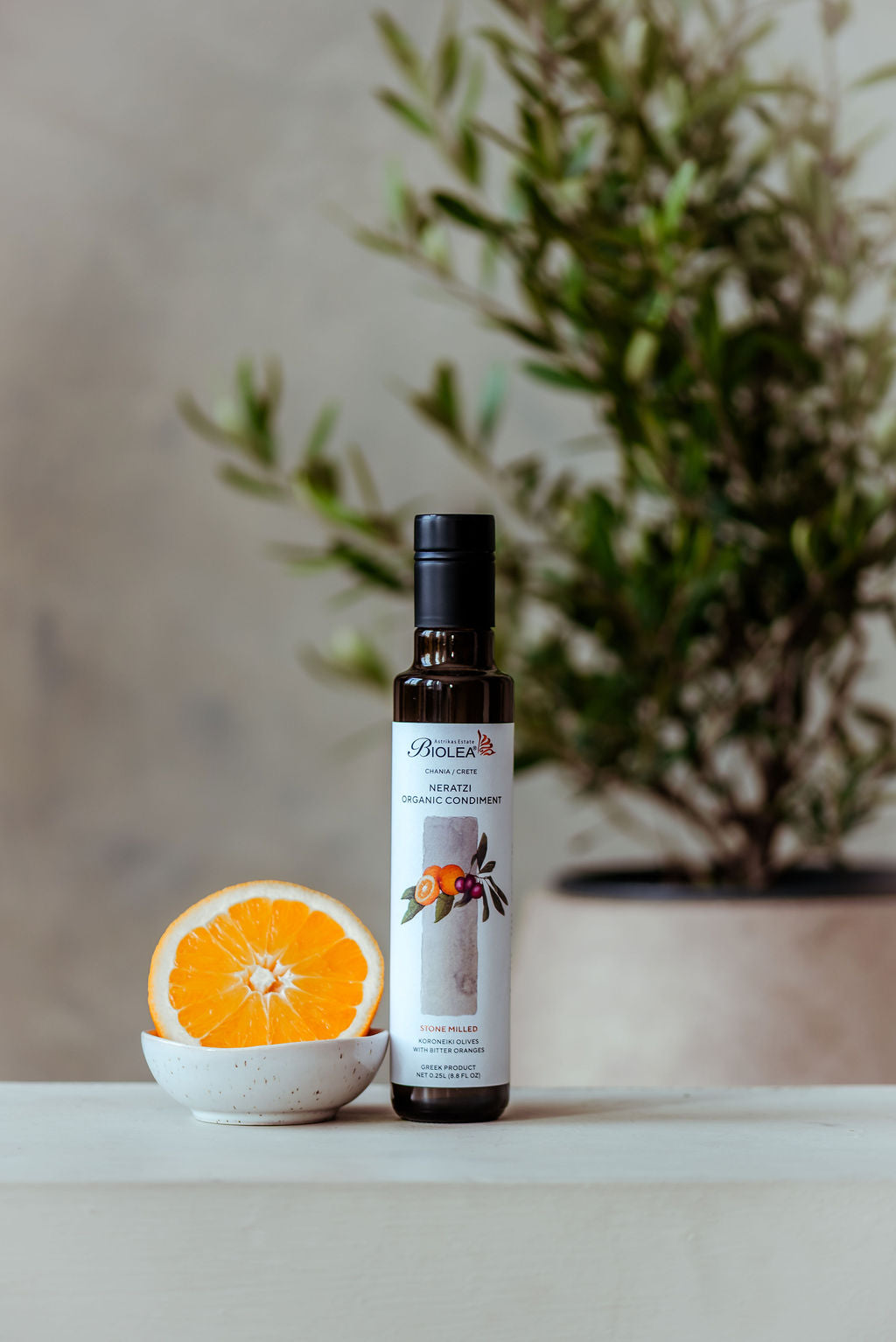 Krétai narancsos prémium olívaolaj, üveg, 250 ml