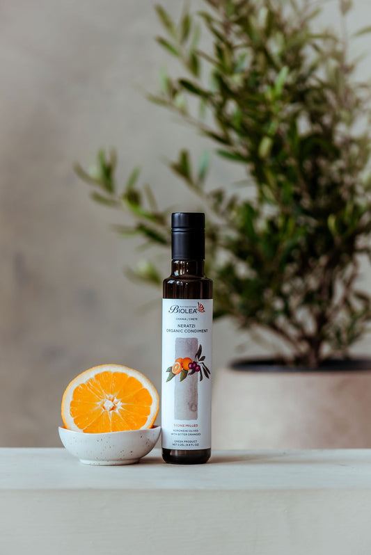 Krétai narancsos prémium olívaolaj, üveg, 250 ml
